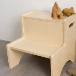 Taburete infantil Step Up, Abedul