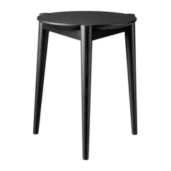 Taburete J160 35 cm, Oak black painted