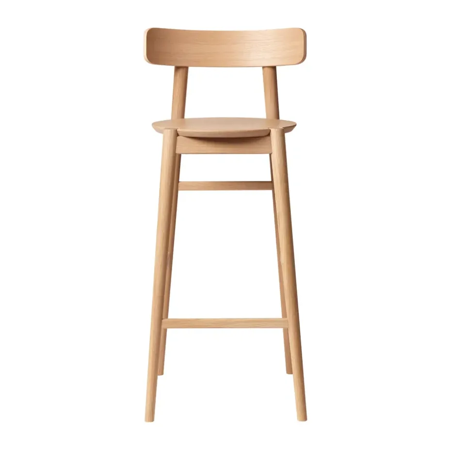 Taburete J184 Øst 75 cm, Oak nature lacquered