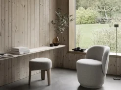 Taburete Kuon Ø47x45 cm, Socia desert