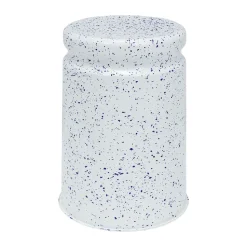 Taburete Last Ø32x44 cm, White-blue splatter