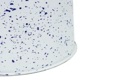 Taburete Last Ø32x44 cm, White-blue splatter