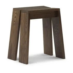 Taburete Let, Brown Stained Ash