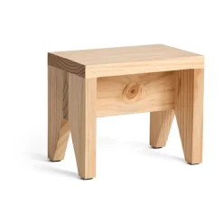 Taburete Manolito Short, Natural, 30 cm