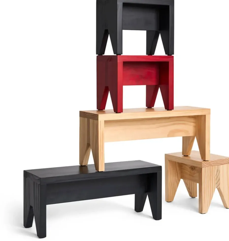 Taburete Manolito Short, Natural, 30 cm