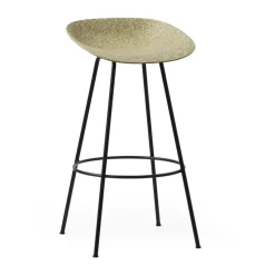 Taburete Mat Barstool 75 cm, Seaweed-black steel