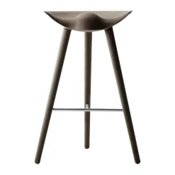 Taburete ML42 69 cm, roble aceitado marrón-acero