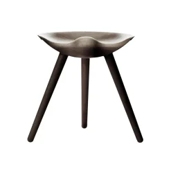 Taburete ML42 48 cm, Roble barnizado marrón