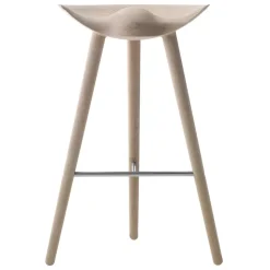 Taburete ML42 77 cm, Roble-acero