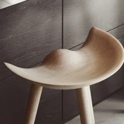 Taburete ML42 69 cm, Roble-acero