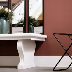 Taburete Nola cuero, Negro, 45 cm