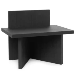 Taburete Oblique, Negro