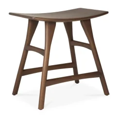 Taburete Osso 48x50 cm, Lackad teak brown