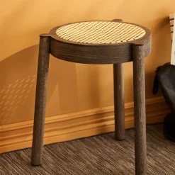 Taburete Pal, Roble claro