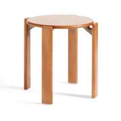 Taburete Rey Ø46,5x46 cm, dorado