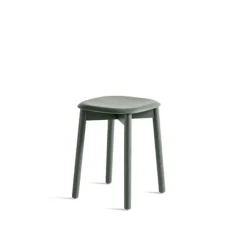 Taburete Soft Edge 72, Dusty green-dusty green estructura de roble