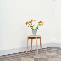 Taburete Soft Edge 72, Dusty green-dusty green estructura de roble