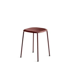 Taburete Soft Edge 70, fall red, fall red estructura de acero