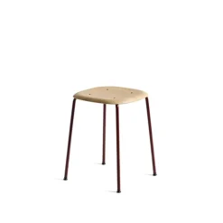 Taburete Soft Edge 70, Oak-fall red estructura de acero