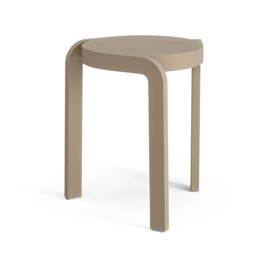 Taburete Spin H44 cm, Fresno-nutmeg