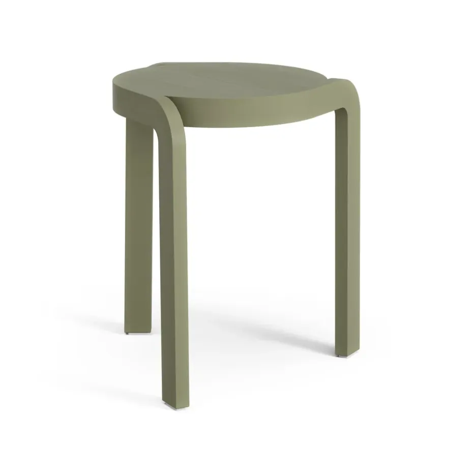 Taburete Spin H44 cm, Fresno-moss green