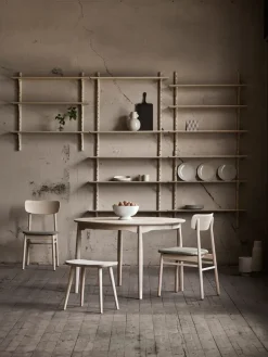 Taburete Taburetee, Aceite blanco