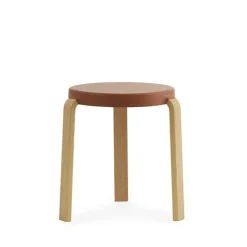 Taburete Tap, Caramel, patas de roble