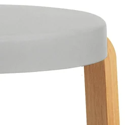 Taburete Tap, gris-roble