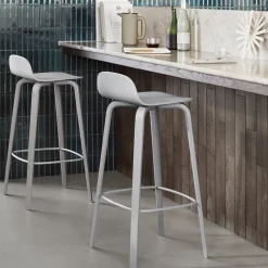 Taburete Visu 65 cm, White-Oak