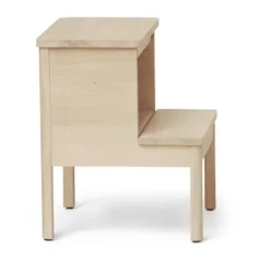 Taburete-escalera A line, Roble blanco