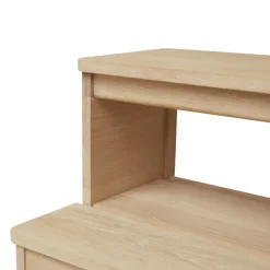 Taburete-escalera A line, Roble blanco