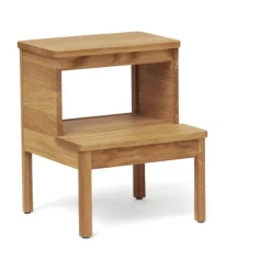 Taburete-escalera A line, Roble