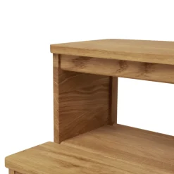 Taburete-escalera A line, Roble