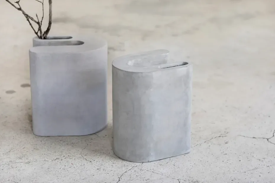 Taburete/Mesa auxiliar Concrete 37 cm, Grey