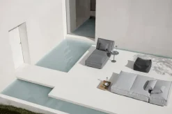 Tumbona STAY diván S 190x80 cm, Stone