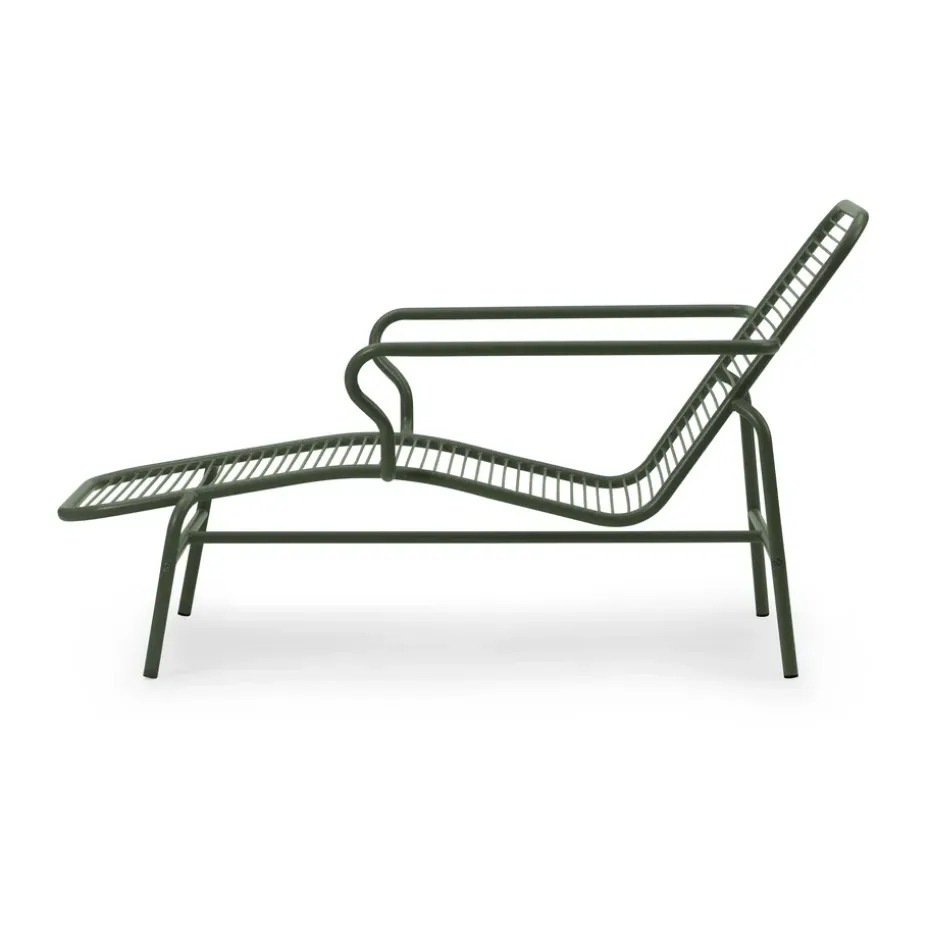 Tumbona Vig Chaise Lounge, Green