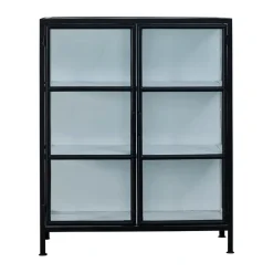 Vitrina Depot 90x40x110 cm, Black-white