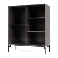 Vitrina Ripple II 69,6x82,2x30 cm, Coffee-ben black