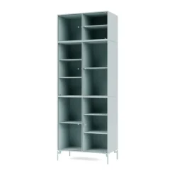 Vitrina Ripple IV 69,6x187,2x38 cm, Flint-ben flint