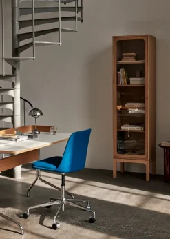 Vitrina Trace SC87 50x192x40 cm, Natural naturalal oak