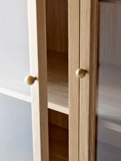 Vitrina Trace SC88 120x192x40 cm, Natural naturalal oak